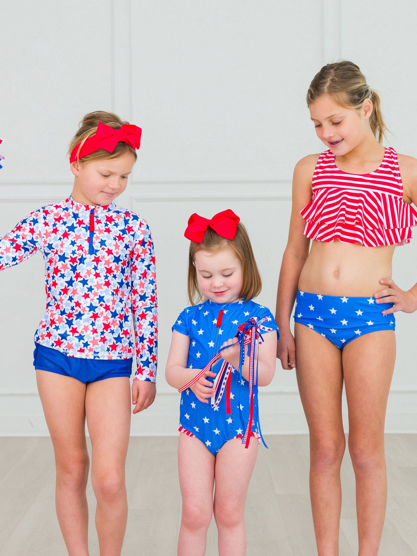 Girls Star-Spangled Long Sleeve Set