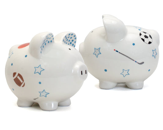 Sports Star Piggy Bank