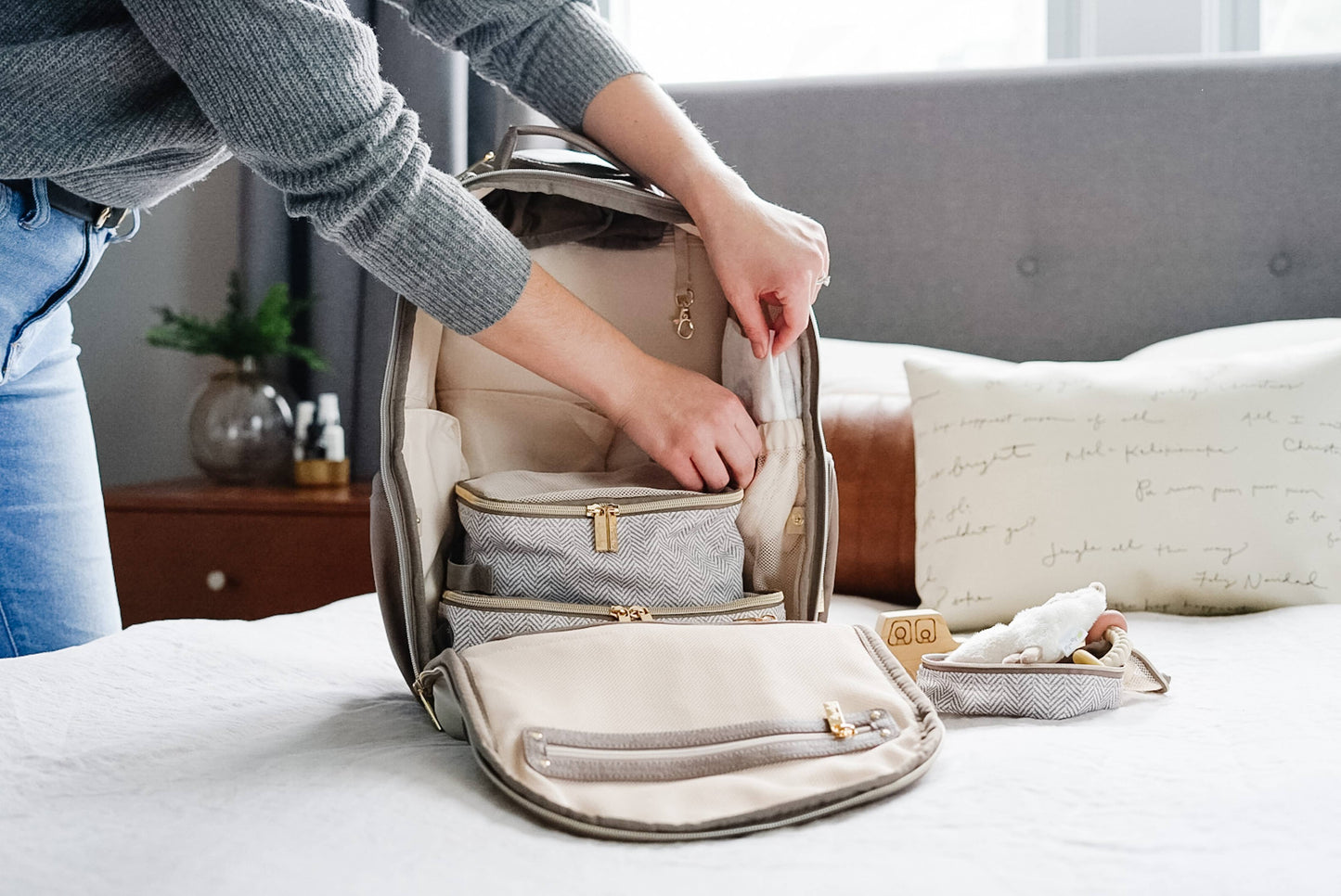 Taupe Pack Like a Boss™ Packing Cubes