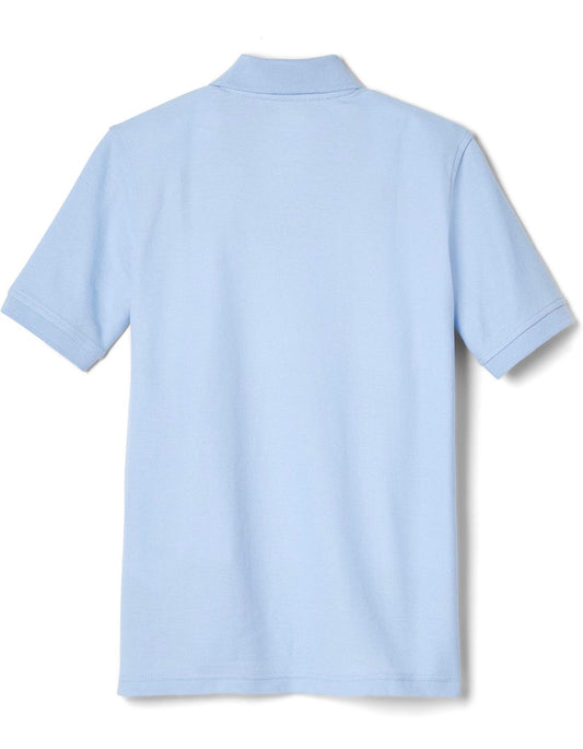 Blue Pique Polo