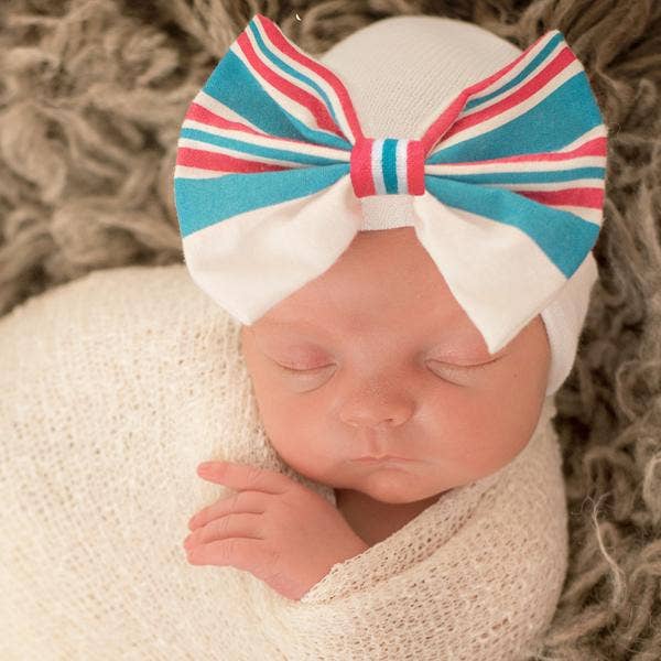 Newborn Hospital Bow Hat