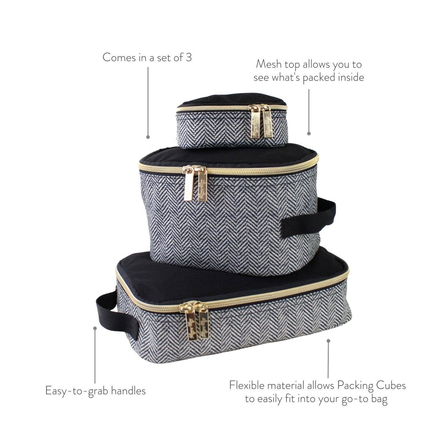 Taupe Pack Like a Boss™ Packing Cubes
