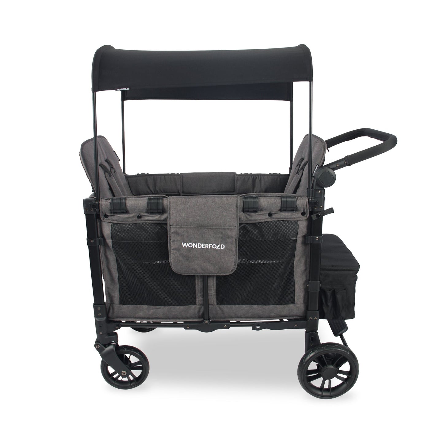 W2 Elite Double Stroller Wagon - Charcoal Gray