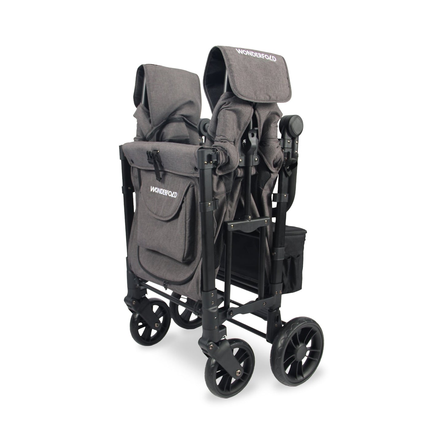 W2 Elite Double Stroller Wagon - Charcoal Gray