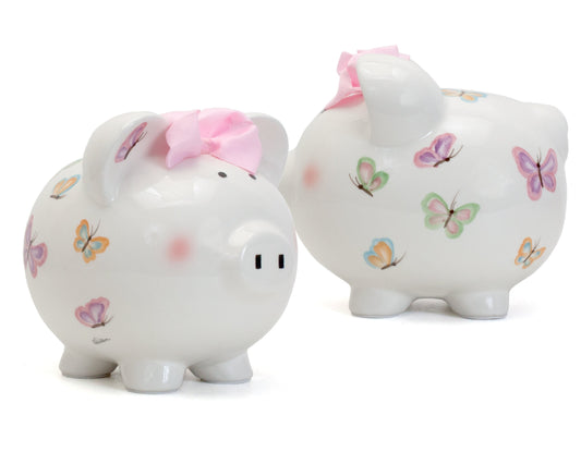 Petite Butterfly Piggy Bank