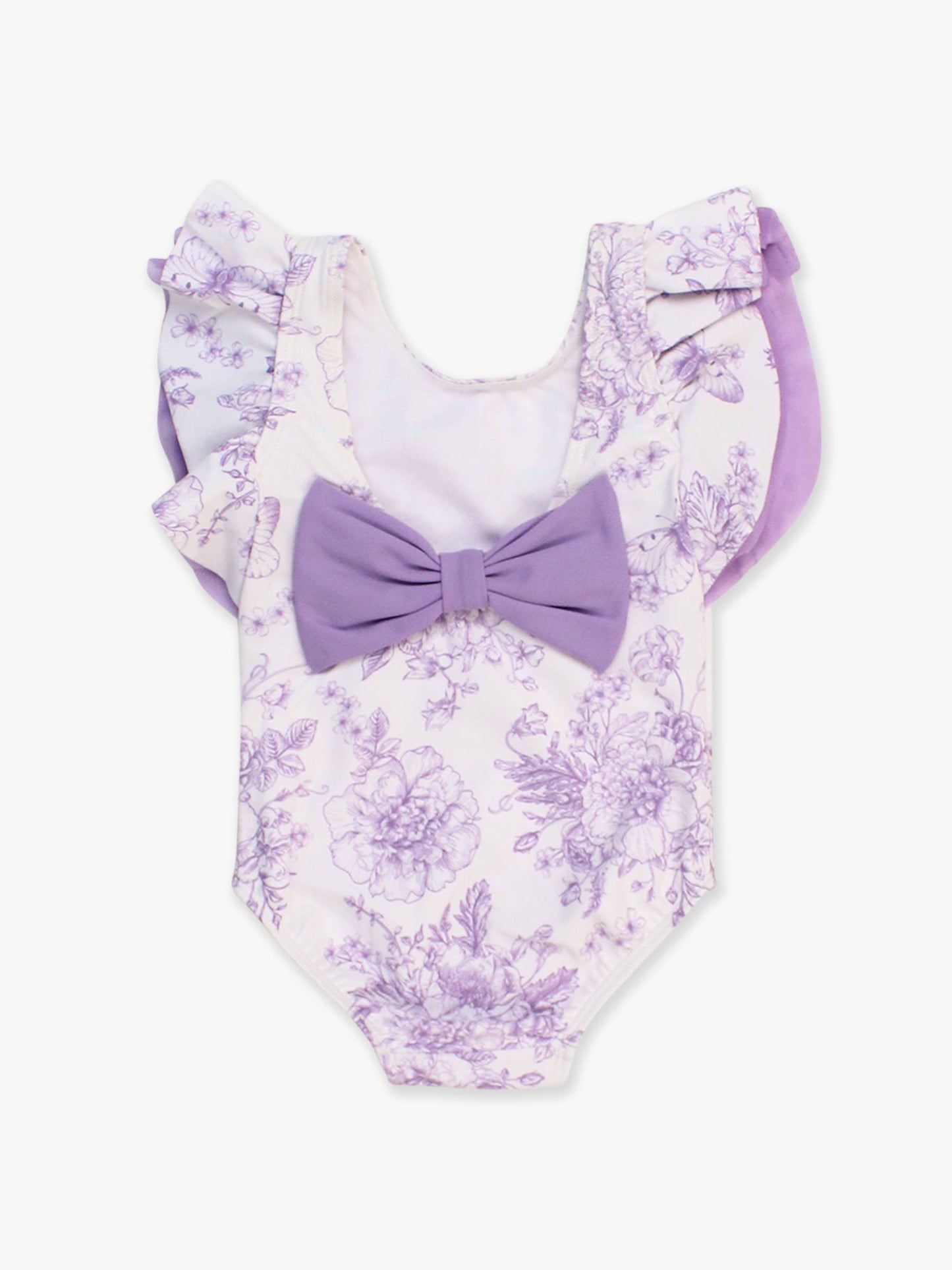 Girls Wisteria Butterfly Garden One Piece