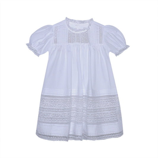 White Rosary Lace Dress
