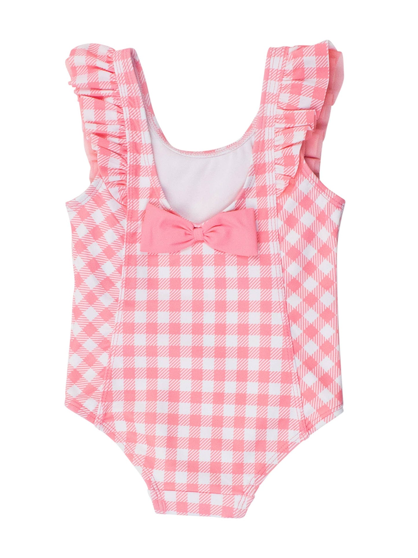 Girls Bubblegum Gingham One Piece