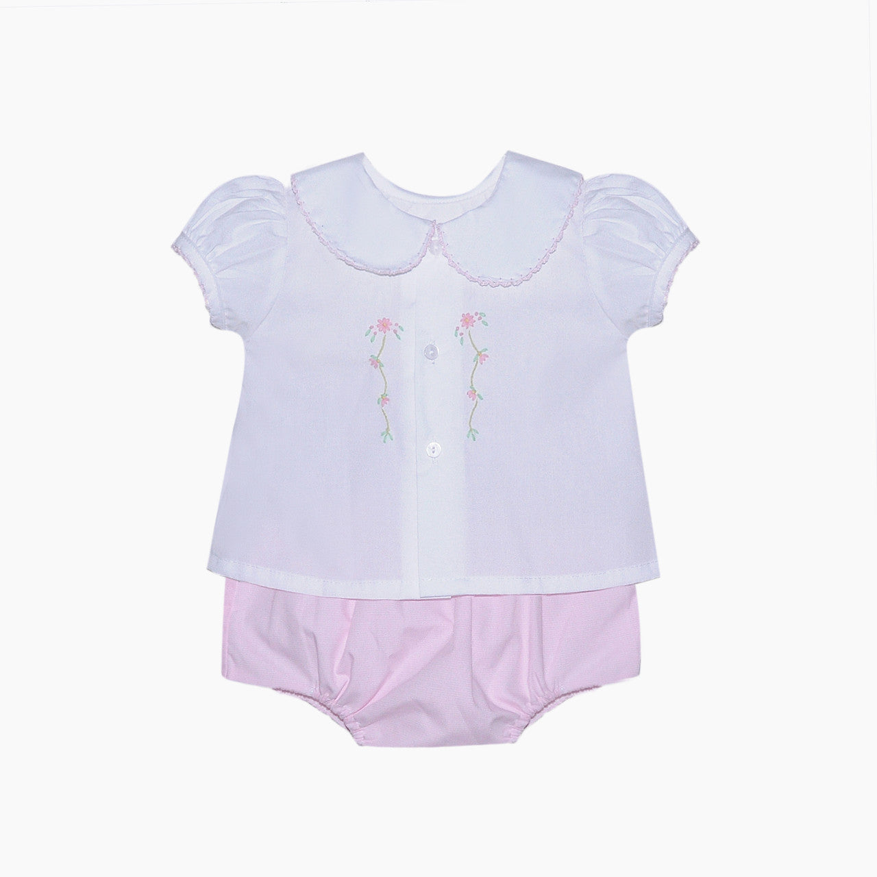 Avery Flowers Diaper Set