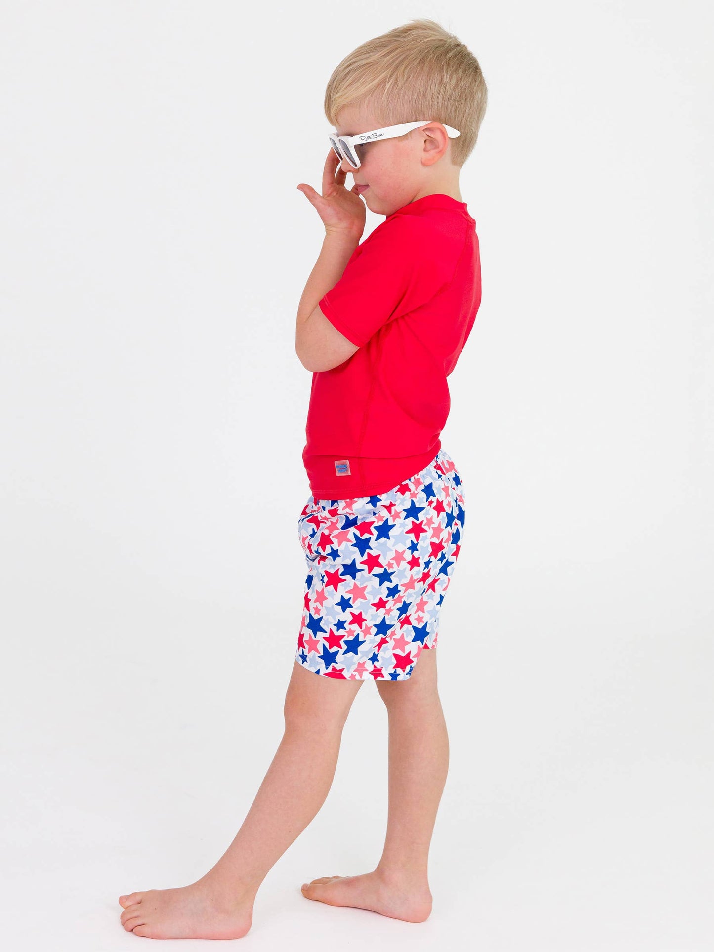Star-Spangled Swim Trunks
