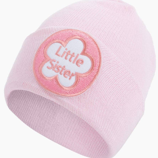 Pink Little Sister Patch Hat