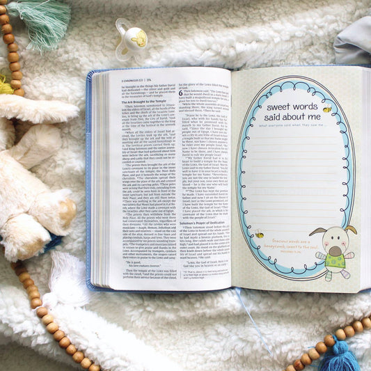 Blue Baby Gift Bible (Keepsake Edition)