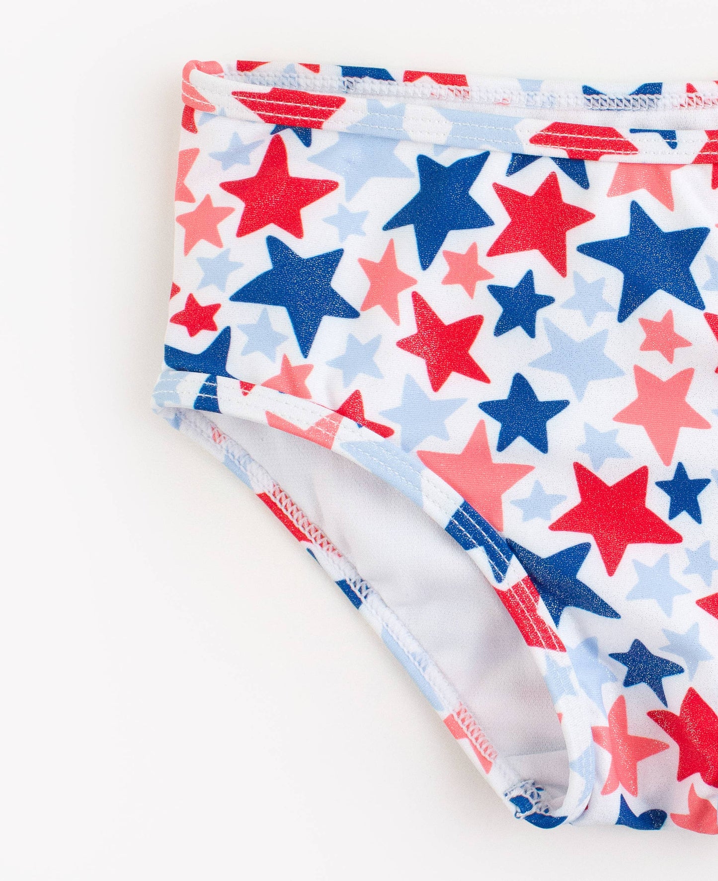 Girls Star-Spangled Flounce Bikini