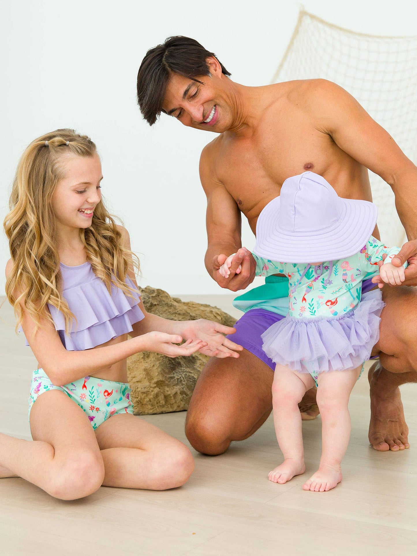 Tween Mermaid Princess Flounce Bikini