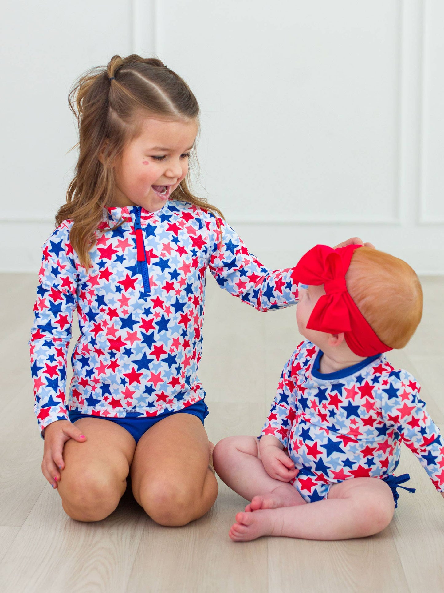 Girls Star-Spangled Long Sleeve Set