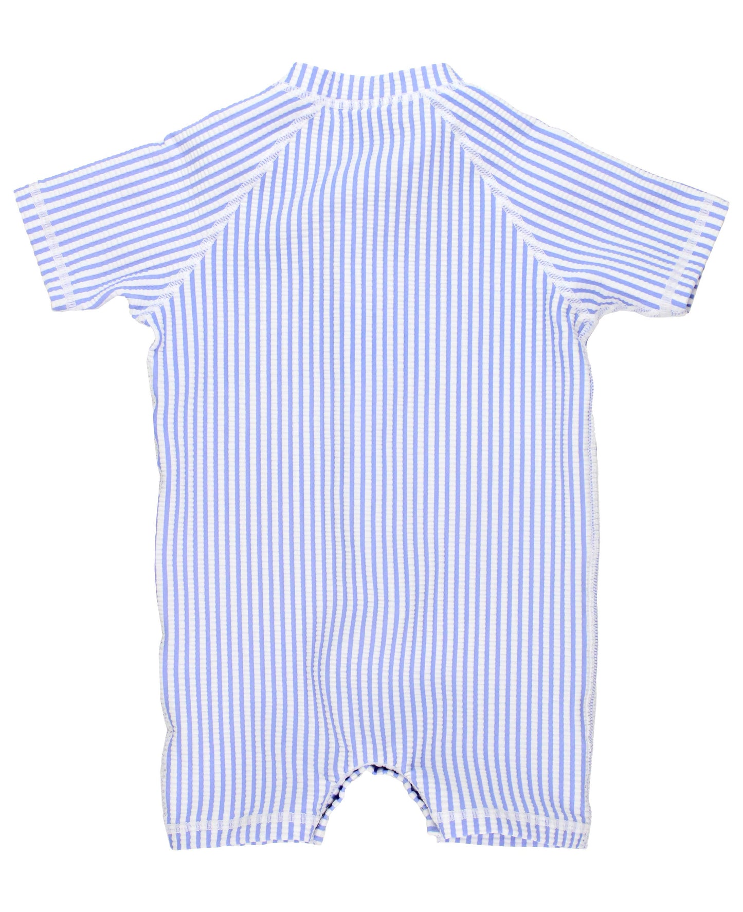 Boys Periwinkle Seersucker One Piece