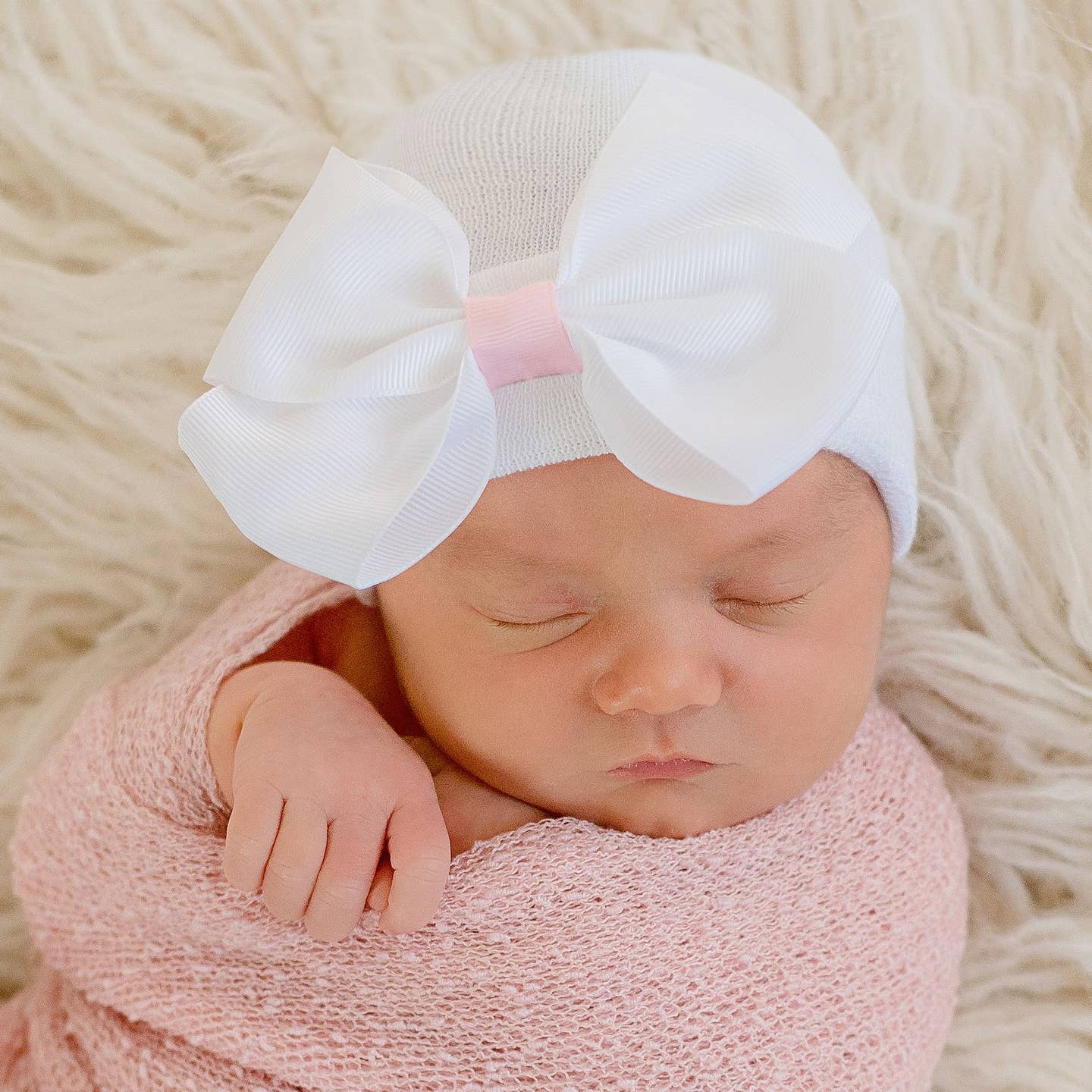 Sophie White Bow Hat