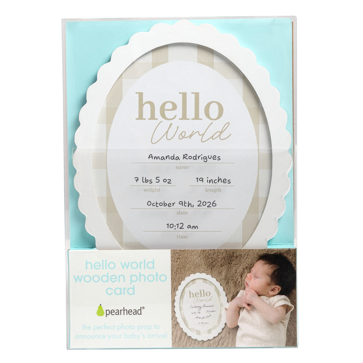 Hello World Wooden Sign