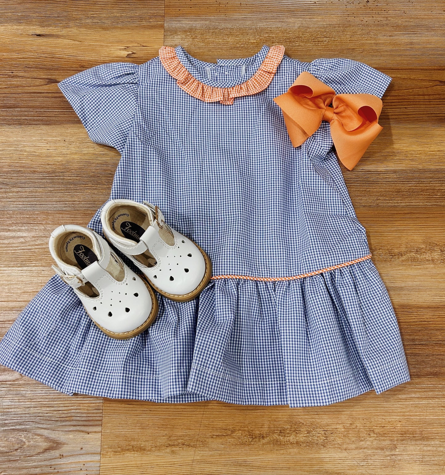 Navy/Orange Dress