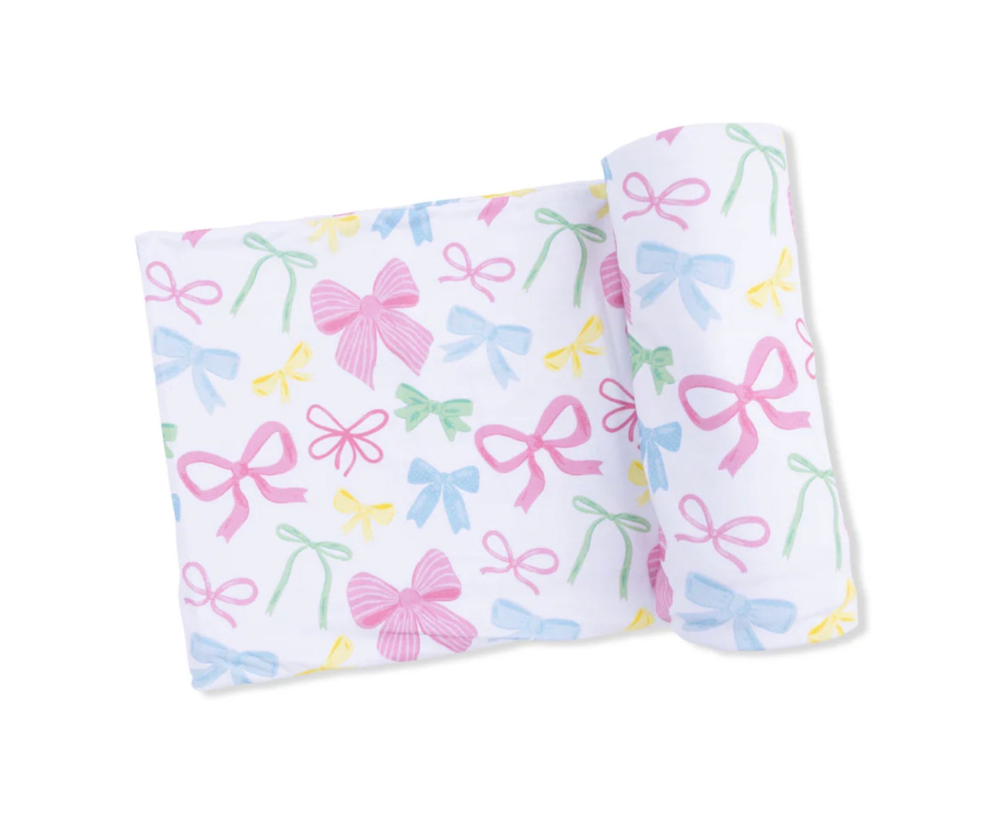 Sweet Bows Swaddle Blanket