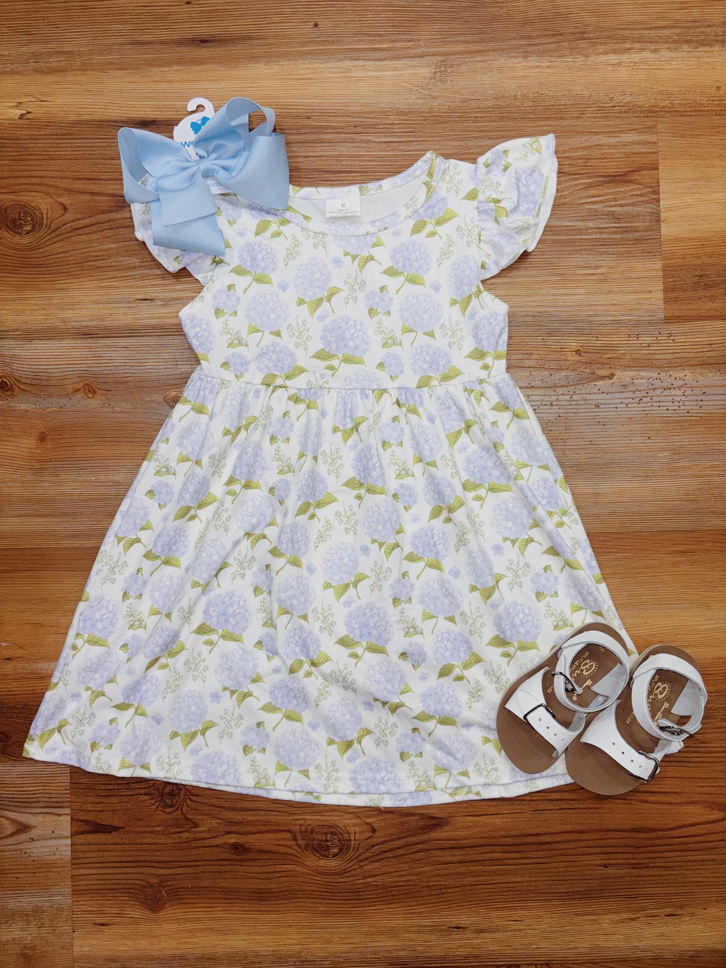 Blue Hydrangea Dress
