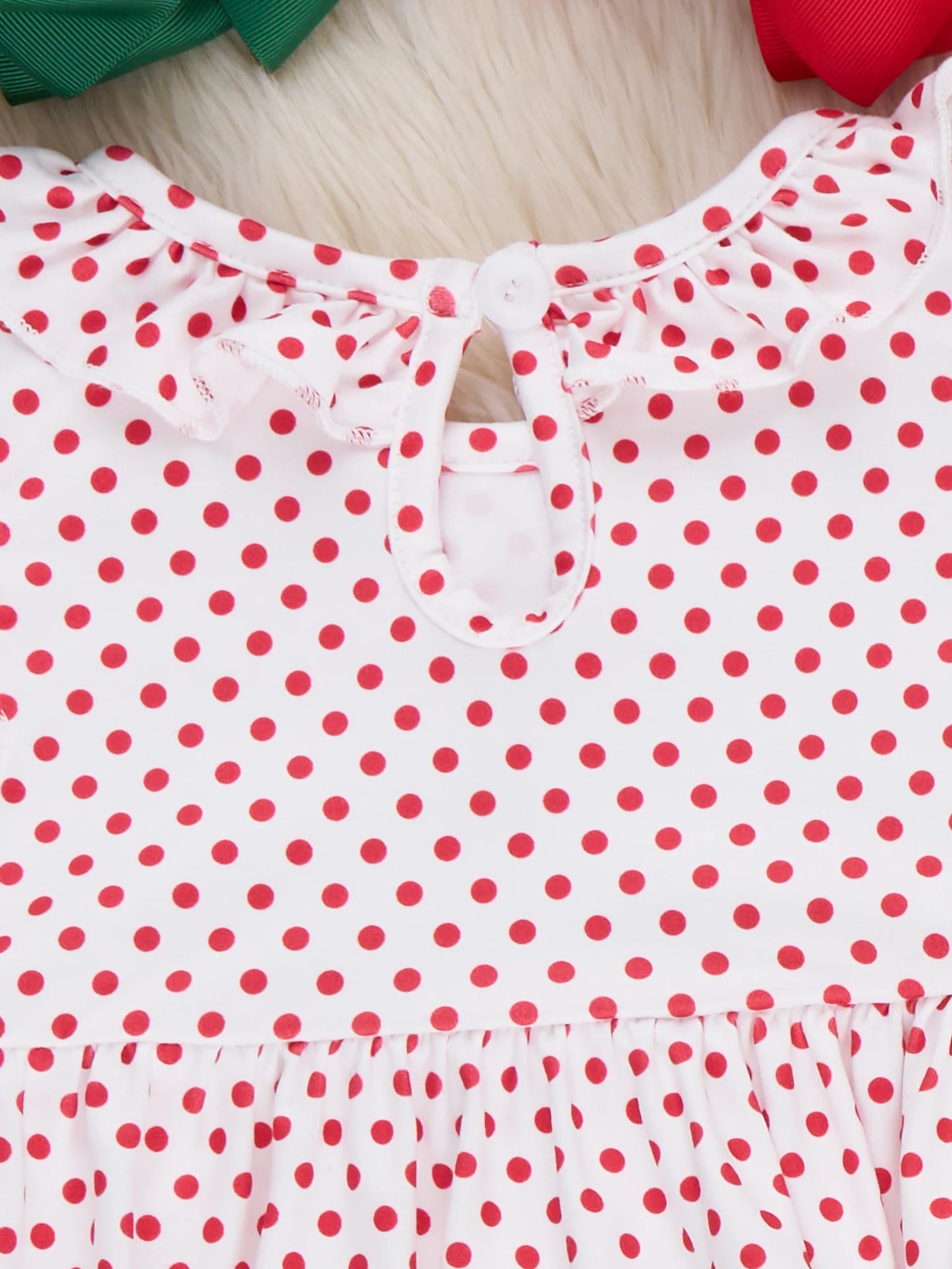 Strawberry Polka Dot Set