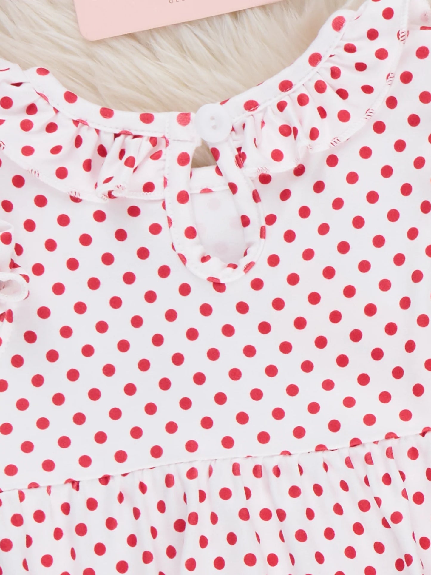 Polka Dot Strawberry Bubble