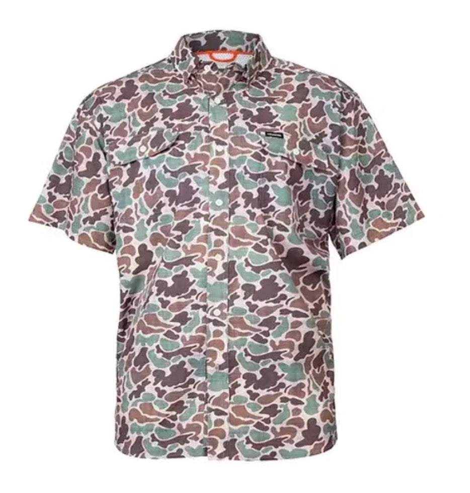 Camo Button Down Shirt