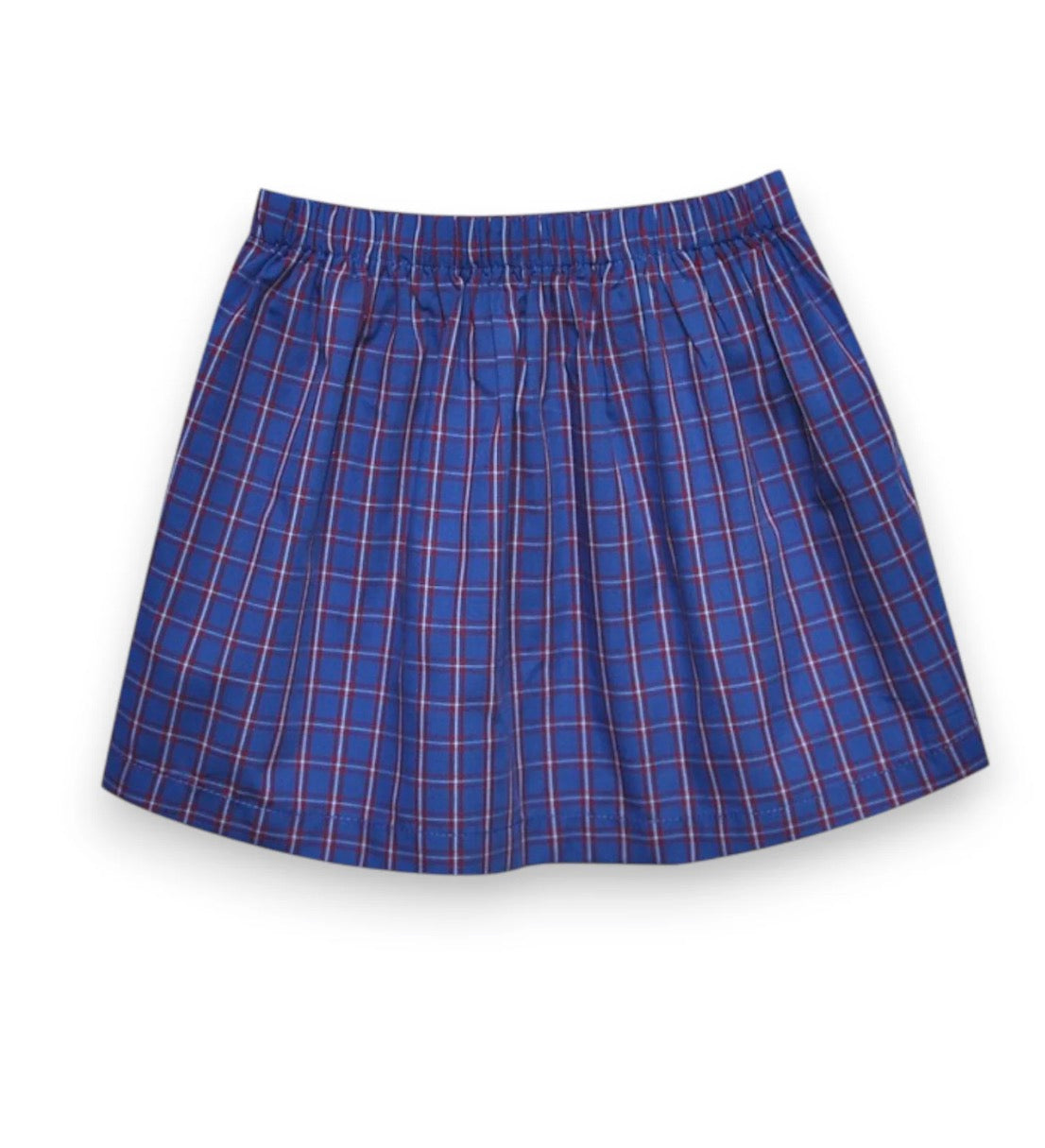 Blue Plaid Shelby Skirt