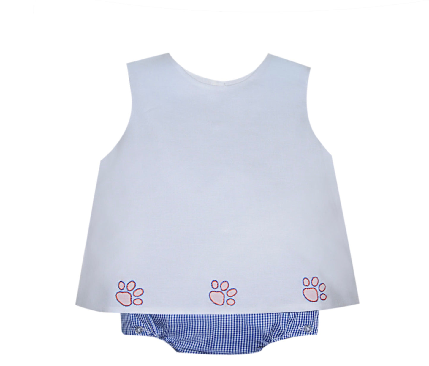 Navy/Orange Diaper Set