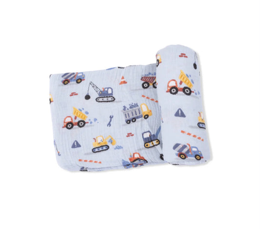Construction Swaddle Blanket