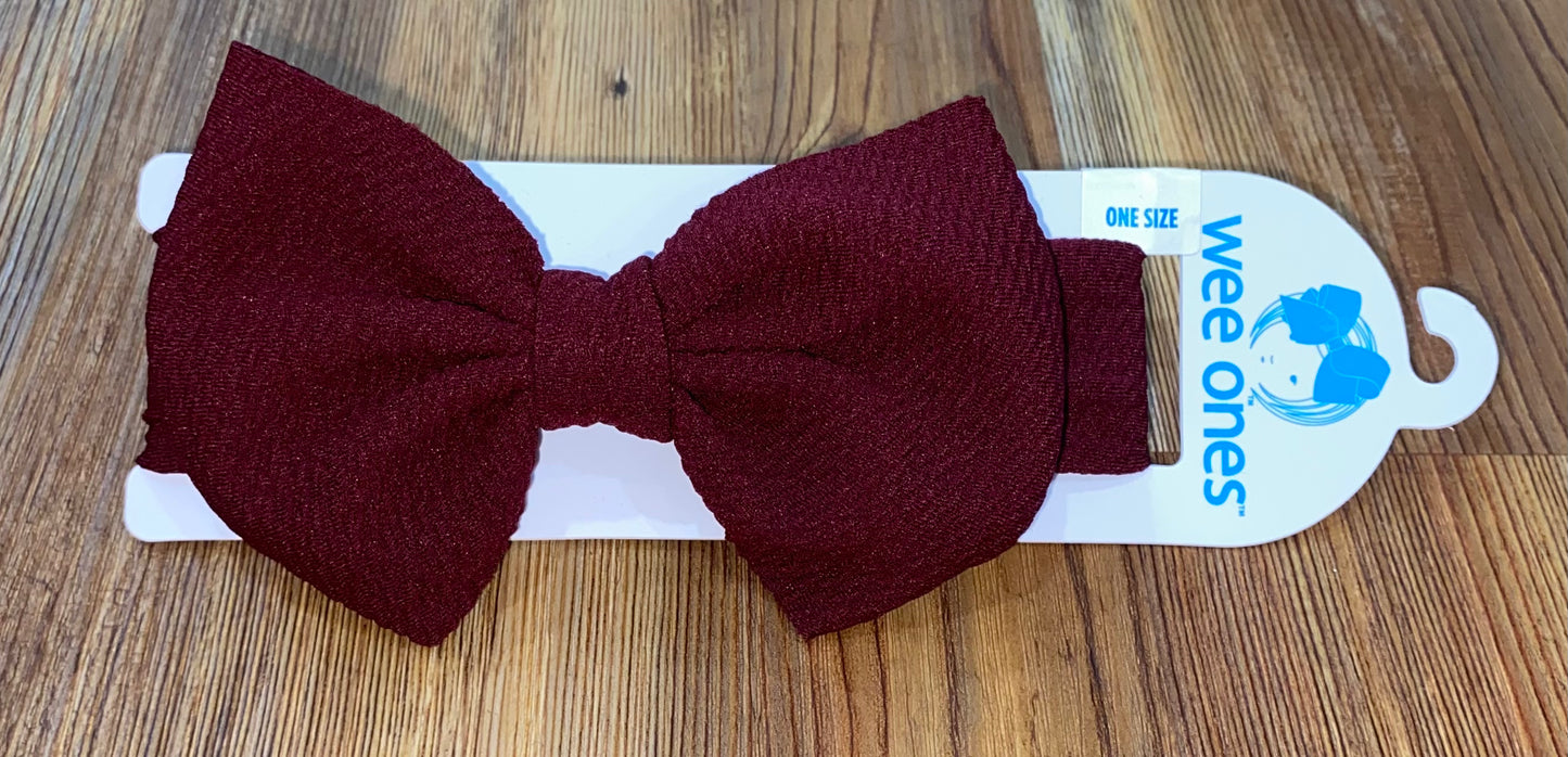 Rippled Bowtie Headband