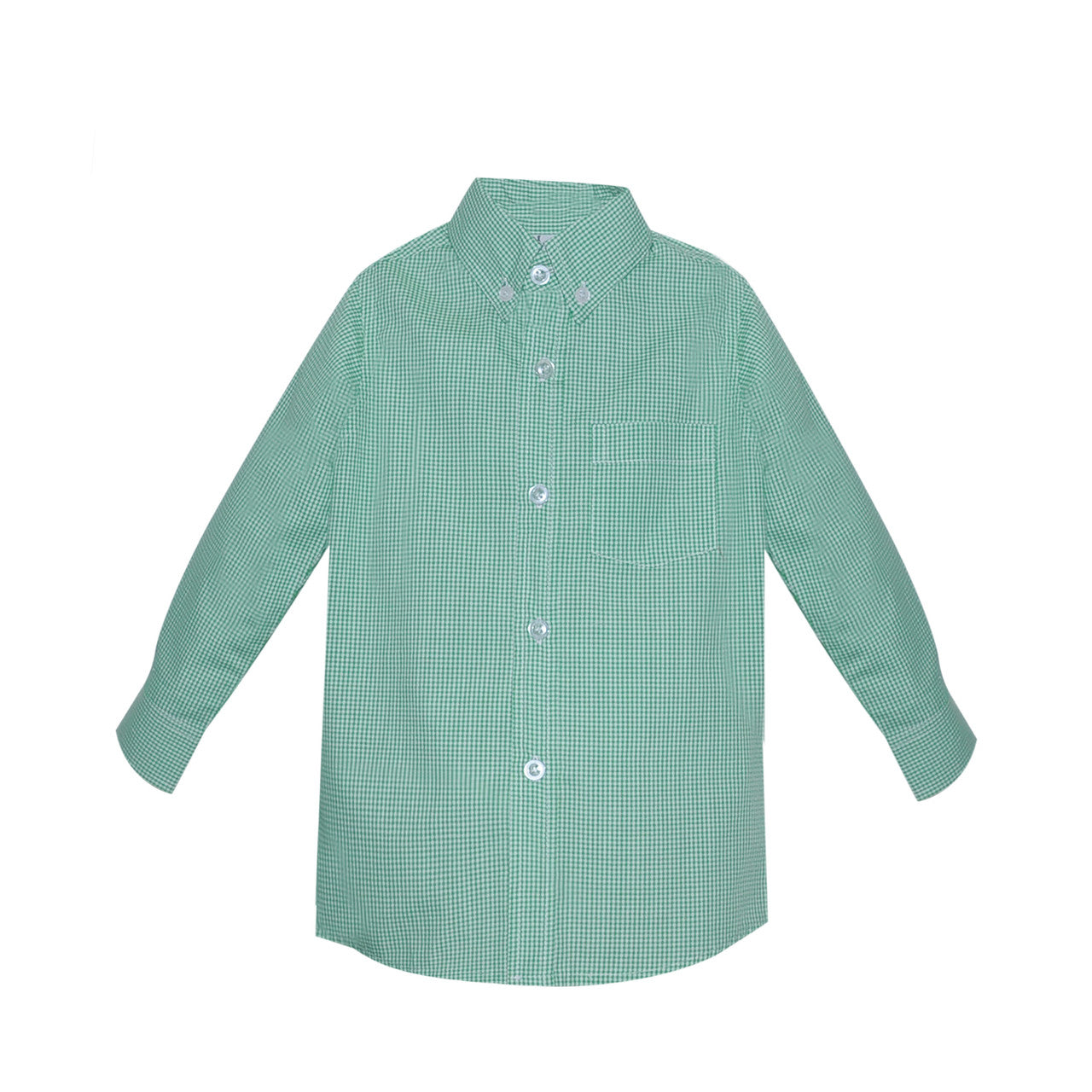 Arthur Button Down-Kelly Green Gingham