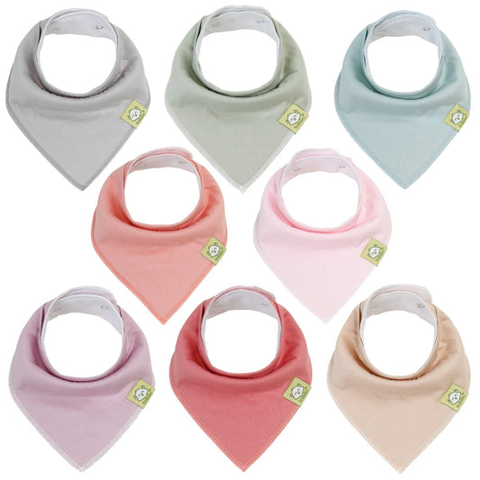 8-Pack Organic Bandana Bibs