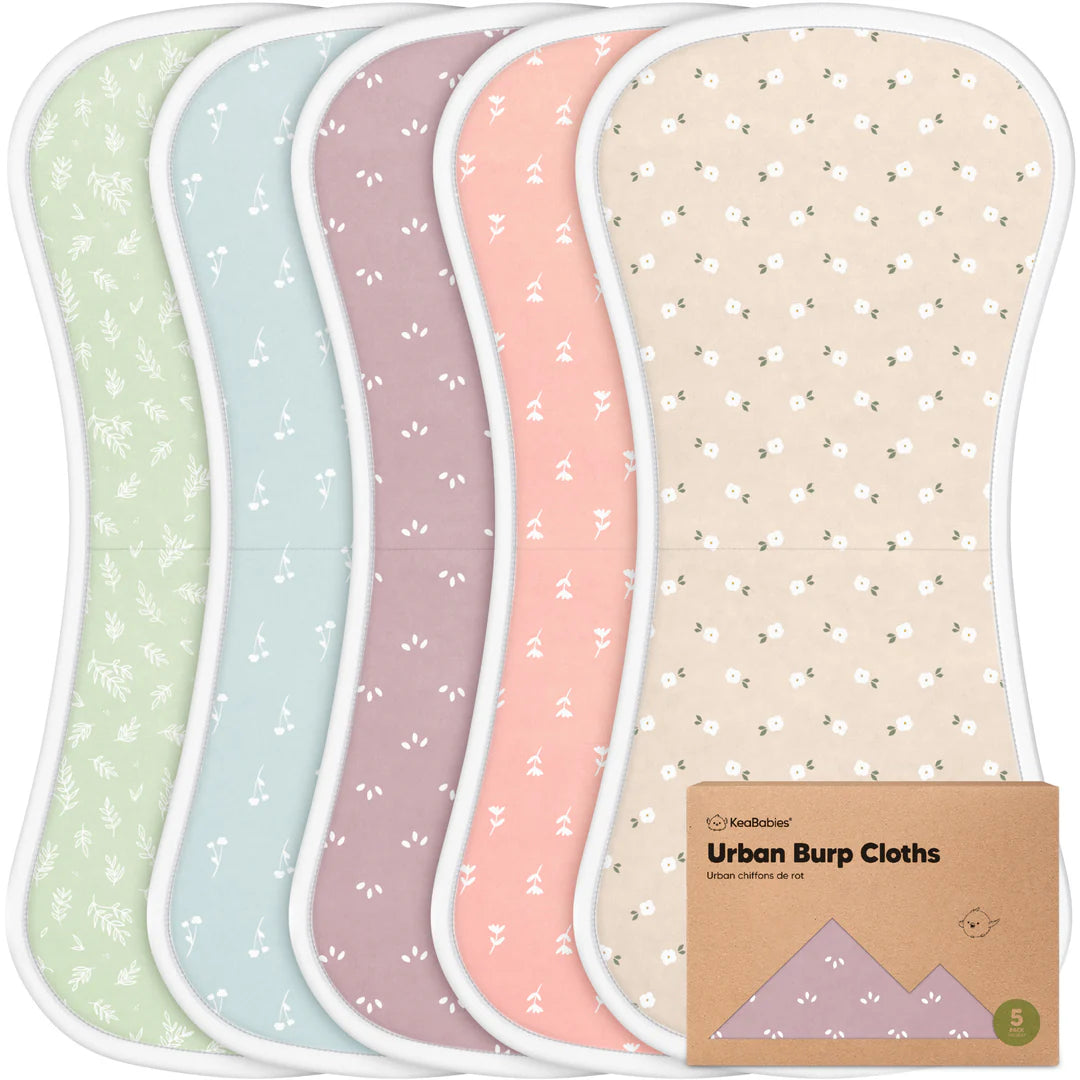 5 Pack Urban Burp Cloths