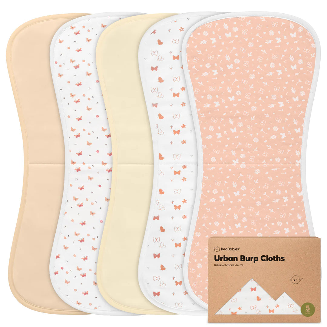 5 Pack Urban Burp Cloths