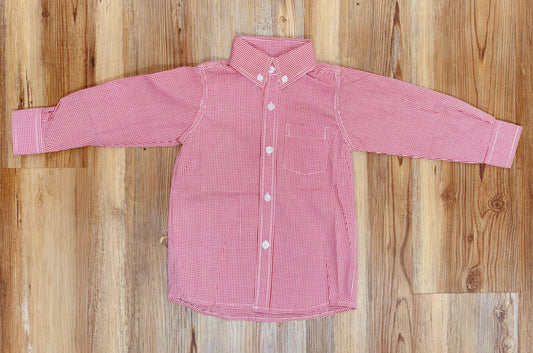 Arthur Red Button Down
