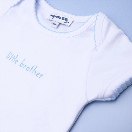Little Brother Embroidered Bubble