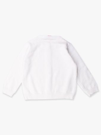 Soft White Pointelle Cardigan