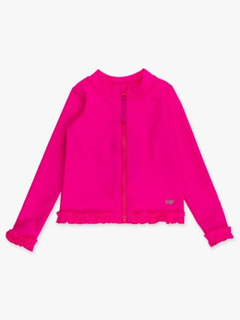 Neon Ruffle Active Jacket