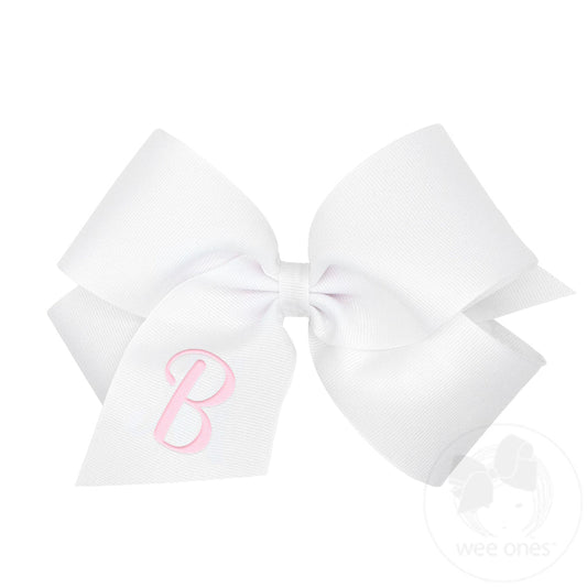 Monogrammed Bow
