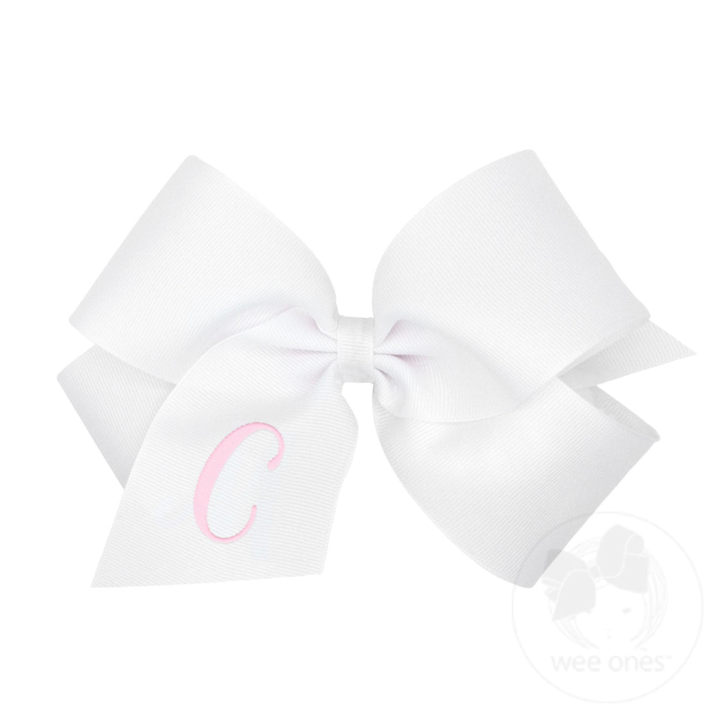 Monogrammed Bow