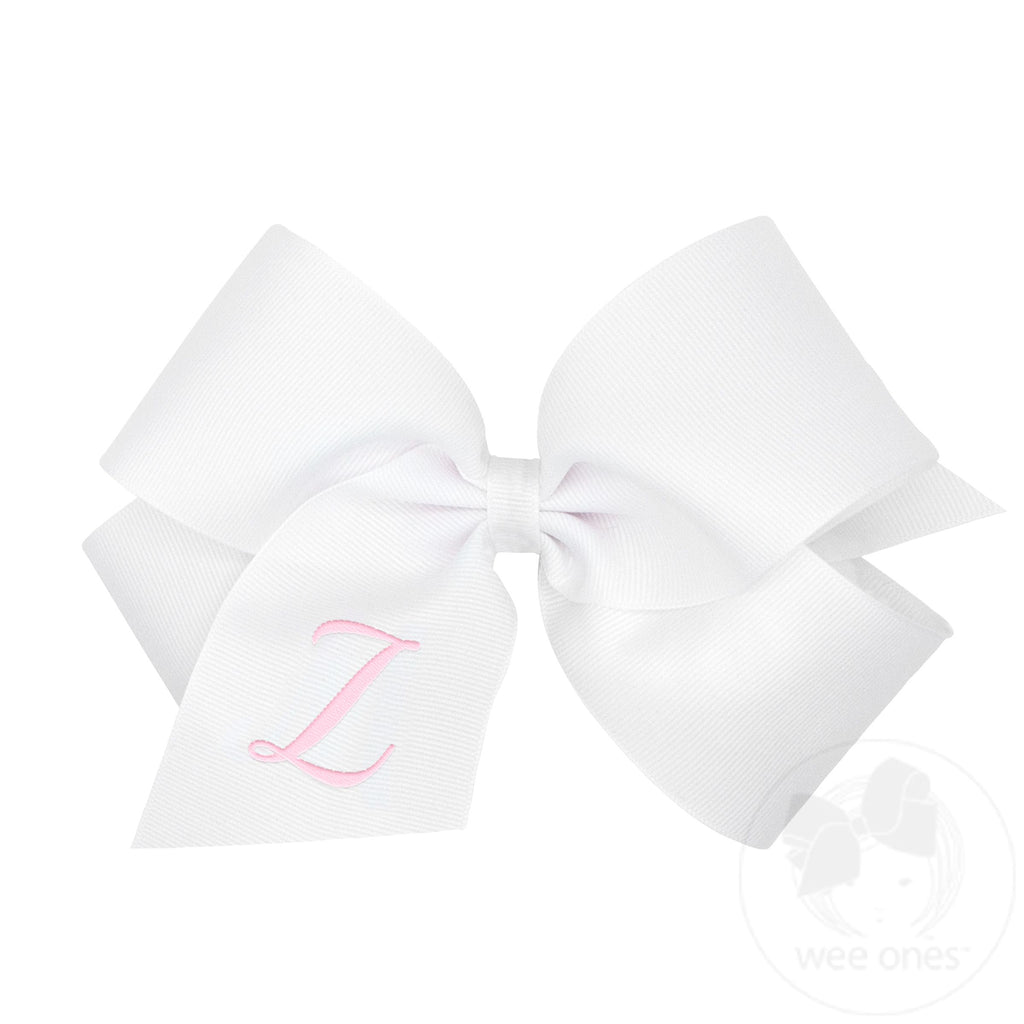 Monogrammed Bow