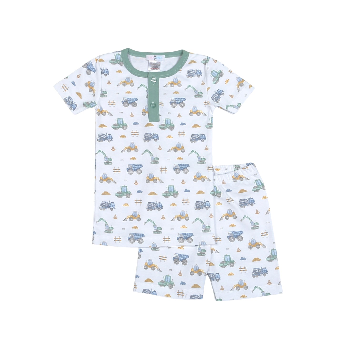 Kidstruction Zone Pima Pajamas Set