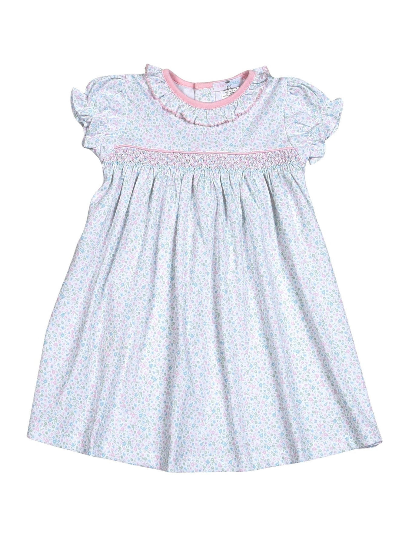 Mini Floral Smock Pima Dress