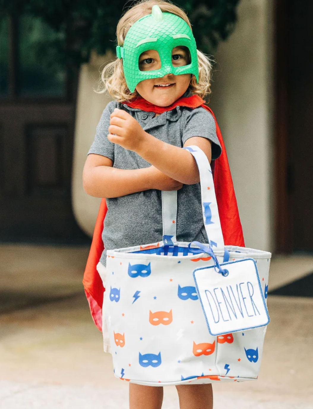 Superhero Halloween Basket