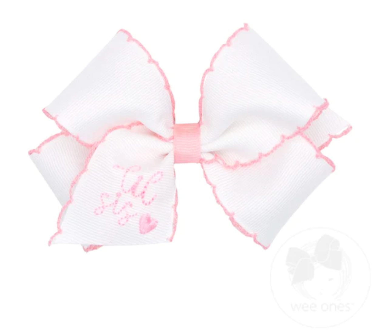 Embroidered Hair Bows