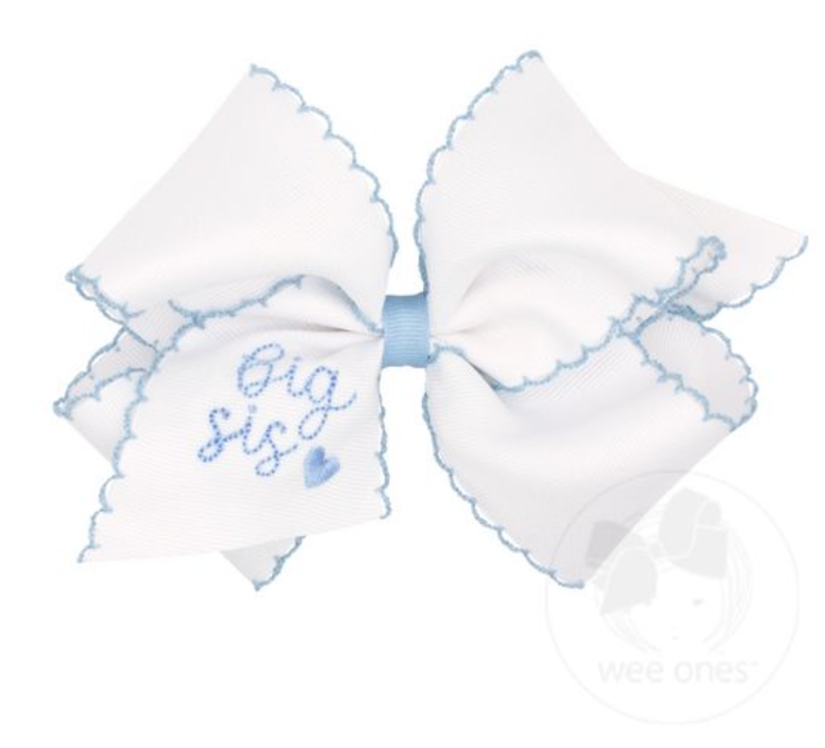 Embroidered Hair Bows