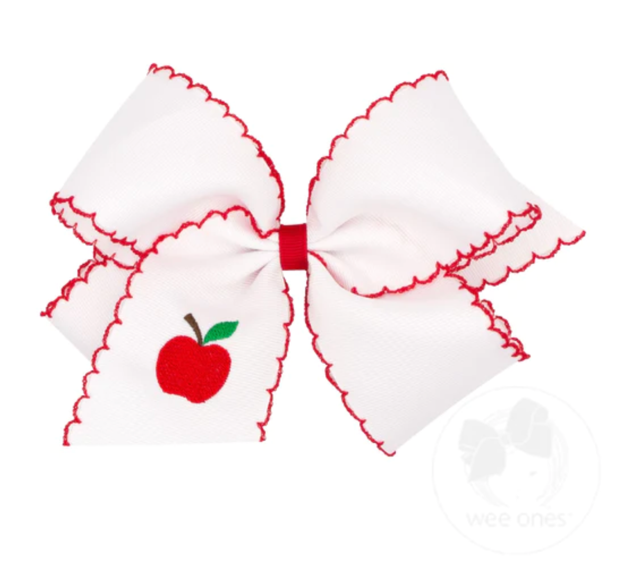Embroidered Hair Bows