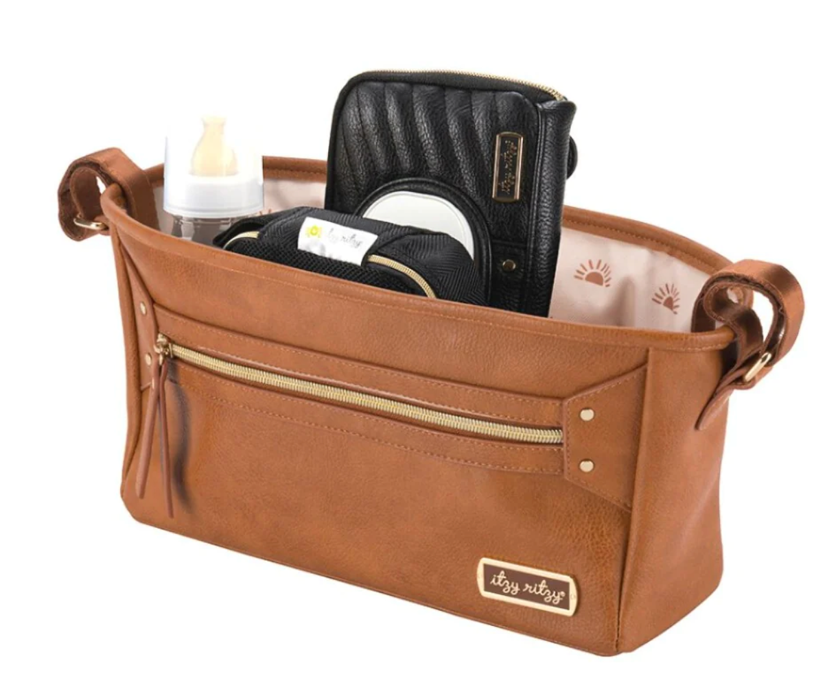 Cognac Stroller Caddy